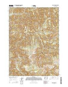 Cedar Creek 2014 topographic map thumbnail