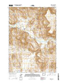 Drewsey 2014 topographic map thumbnail