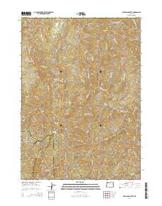 Dutchman Butte 2014 topographic map thumbnail