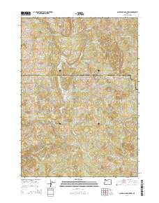 Calf Ranch Mountain 2014 topographic map thumbnail