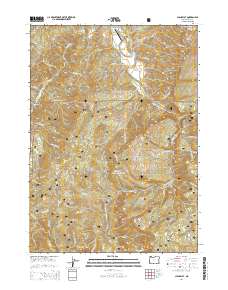 China Flat 2014 topographic map thumbnail