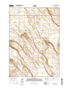 Potato Lake 2014 topographic map thumbnail