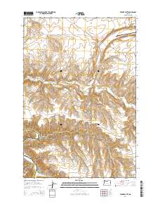 Turner Butte 2014 topographic map thumbnail