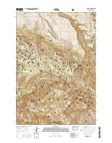 Ukiah SE 2014 topographic map thumbnail