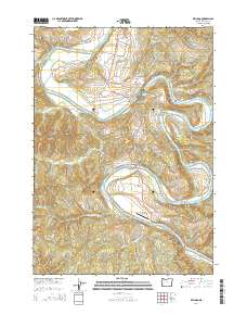 Kellogg 2014 topographic map thumbnail