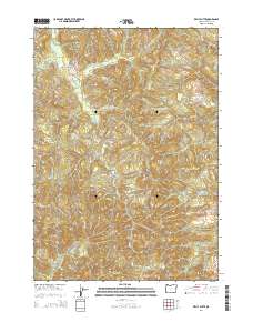 Kelly Butte 2014 topographic map thumbnail