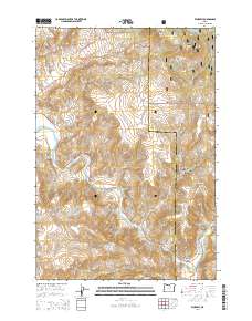 Kimberly 2014 topographic map thumbnail