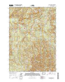 Keel Mountain 2014 topographic map thumbnail