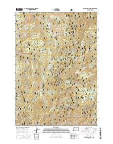 Flagtail Mountain 2014 topographic map thumbnail