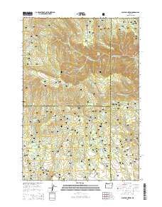 Wolf Mountain 2014 topographic map thumbnail