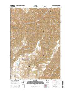 Clear Lake Ridge 2014 topographic map thumbnail