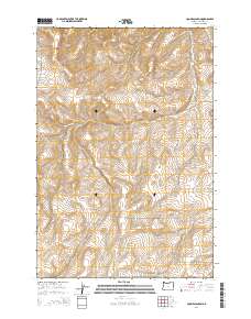 Coombs Canyon 2014 topographic map thumbnail