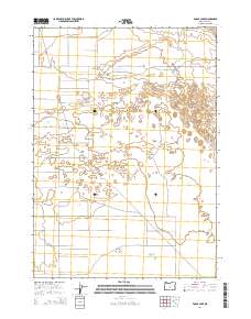 Fossil Lake 2014 topographic map thumbnail