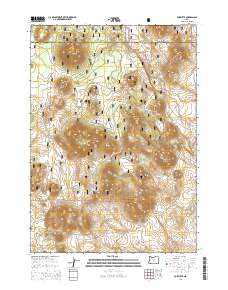 Fox Butte 2014 topographic map thumbnail