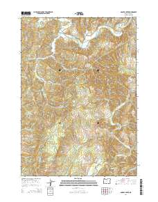 Daniels Creek 2014 topographic map thumbnail