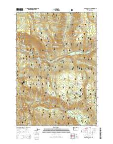 Mount Mitchell 2014 topographic map thumbnail
