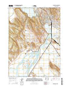 Klamath Falls 2014 topographic map thumbnail