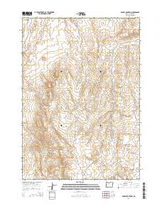Double Mountain 2014 topographic map thumbnail