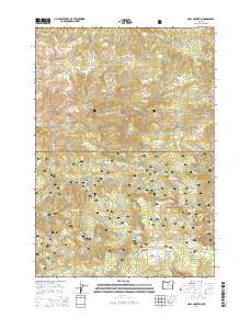 Opal Mountain 2014 topographic map thumbnail