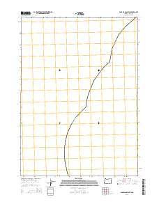 Cape Blanco OE W 2014 topographic map thumbnail