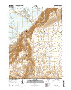 Campbell Lake 2014 topographic map thumbnail