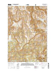 Lonerock 2014 topographic map thumbnail