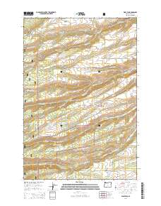 Wolf Run 2014 topographic map thumbnail
