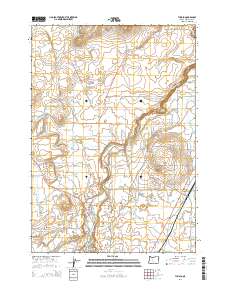 Tumalo 2014 topographic map thumbnail