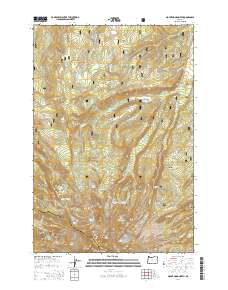 Mount Hood North 2014 topographic map thumbnail