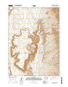 Oregon End Table 2014 topographic map thumbnail