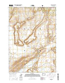 Paulina 2014 topographic map thumbnail