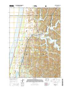 Lakeside 2014 topographic map thumbnail