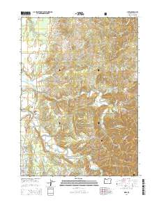 Sixes 2014 topographic map thumbnail