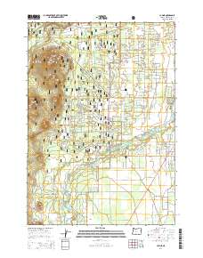 La Pine 2014 topographic map thumbnail