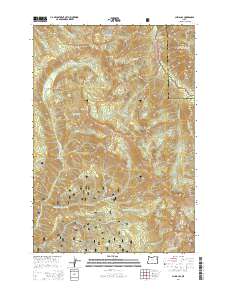 China Cap 2014 topographic map thumbnail
