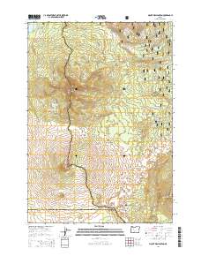 Mount Washington 2014 topographic map thumbnail