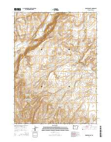 Robbers Roost 2014 topographic map thumbnail