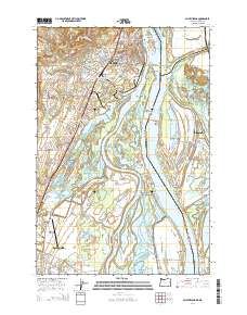 Saint Helens 2014 topographic map thumbnail