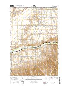 Cayuse 2014 topographic map thumbnail