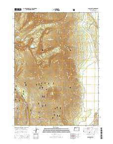 Aspen Lake 2014 topographic map thumbnail