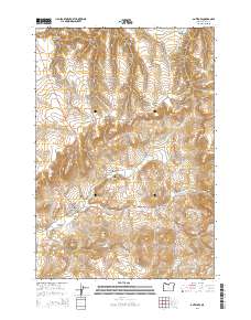 Antelope 2014 topographic map thumbnail