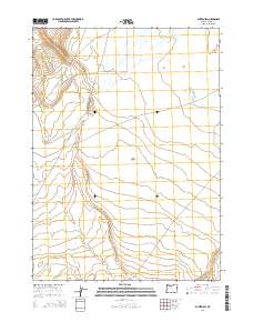 Blitzen SW 2014 topographic map thumbnail
