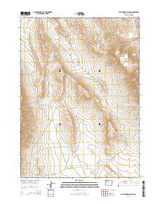 Blue Mountain Basin 2014 topographic map thumbnail