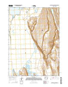 Calderwood Reservoir 2014 topographic map thumbnail