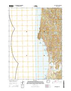 Cape Sebastian 2014 topographic map thumbnail