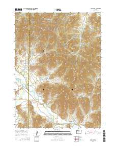 Applegate 2014 topographic map thumbnail