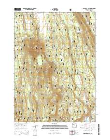 Applegate Butte 2014 topographic map thumbnail