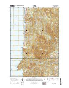 Arch Cape 2014 topographic map thumbnail