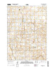 Bend Airport 2014 topographic map thumbnail