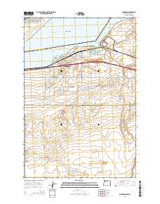 Boardman 2014 topographic map thumbnail